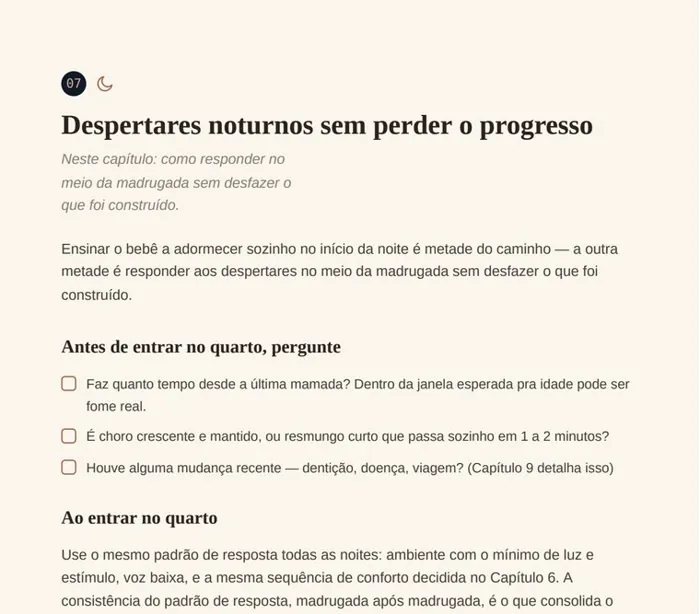 Página: despertares noturnos